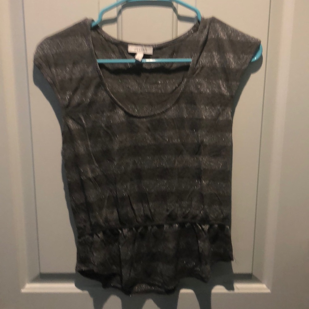 Gray Sparkle Tee